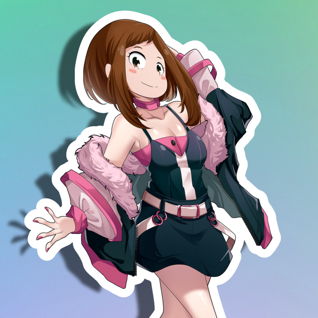 Ochaco Uraraka SE Full Body Kiss-Cut Vinyl Decal