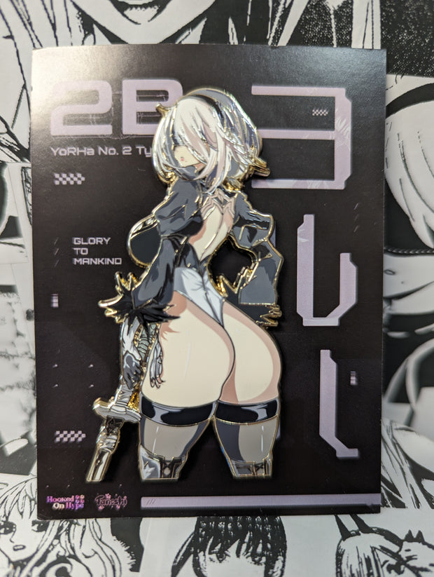 2B HookedOnHype X Tanoshi Collaboration Pin