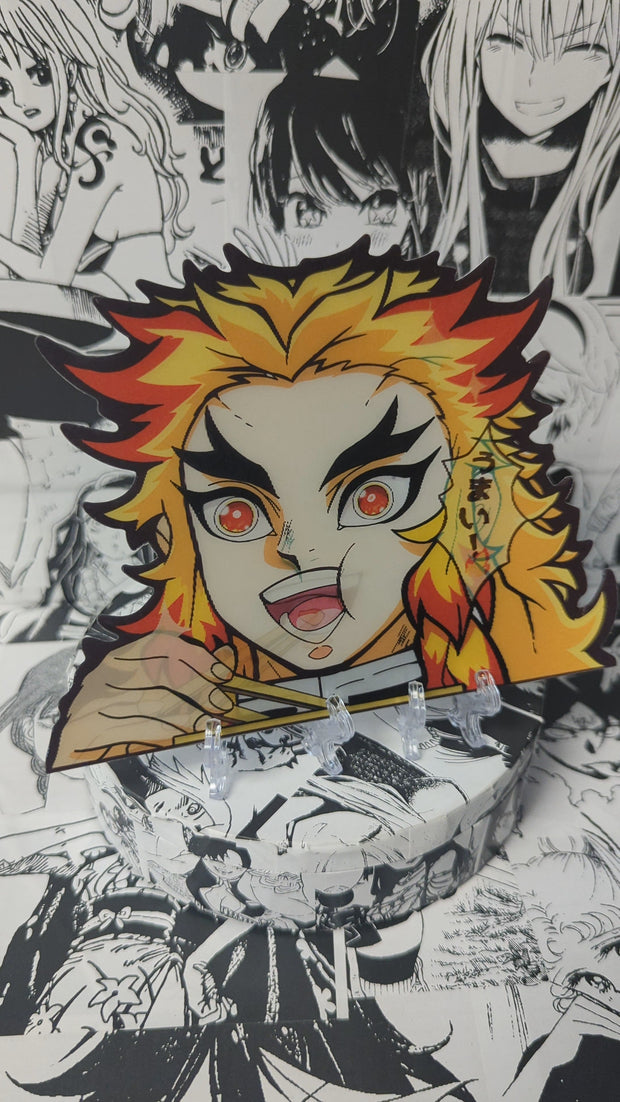 Rengoku | 3D Anime Lenticular Motion Sticker Decal