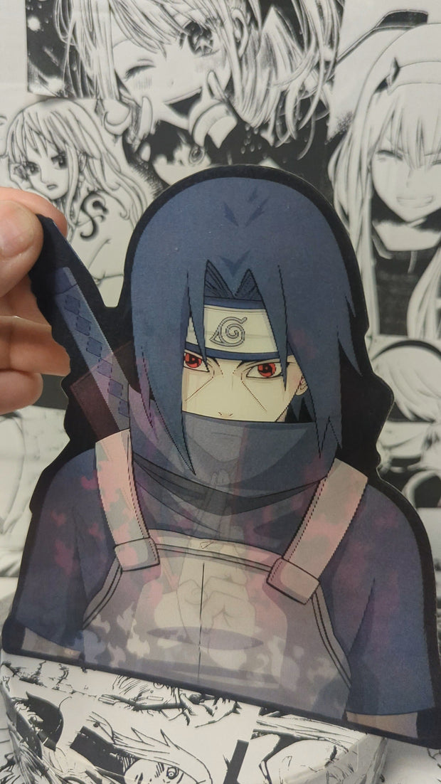 Itachi | 3D Anime Lenticular Motion Sticker Decal