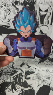 Vegeta | 3D Anime Lenticular Motion Sticker Decal