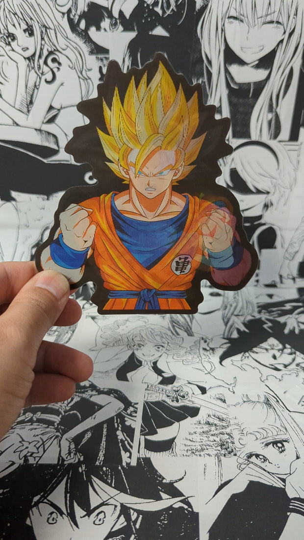 Goku | 3D Anime Lenticular Motion Sticker Decal