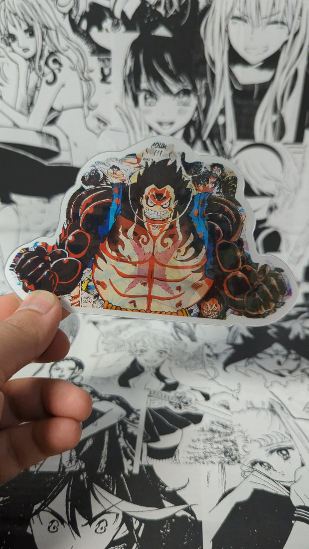 Luffy | 3D Anime Lenticular Motion Sticker Decal