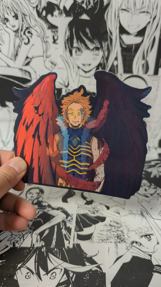 Hawks | 3D Anime Lenticular Motion Sticker Decal