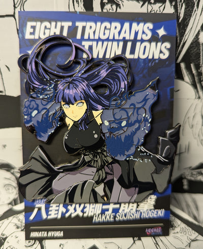 Hinata Twin Lion Pin