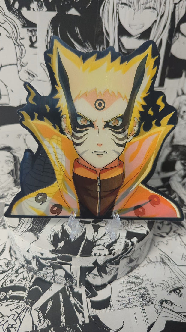 Naruto | 3D Anime Lenticular Motion Sticker Decal