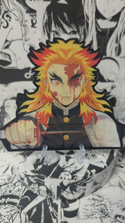 Rengoku | 3D Anime Lenticular Motion Sticker Decal