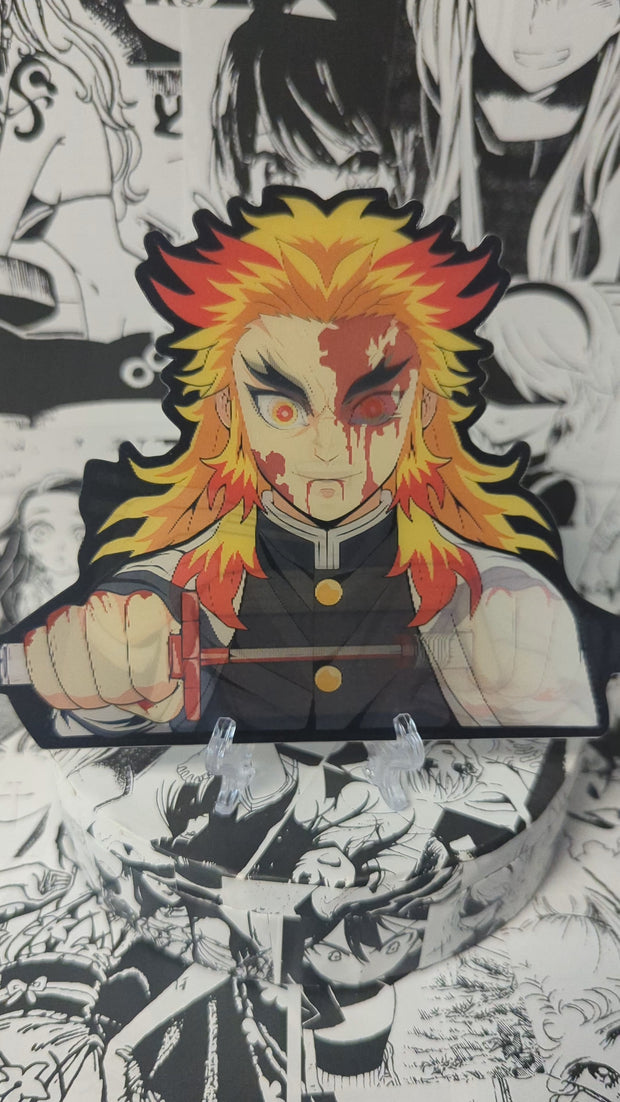 Rengoku | 3D Anime Lenticular Motion Sticker Decal