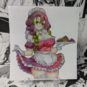 Mitsuri Maid | Anime Sticker Decal (SFW & NSFW)