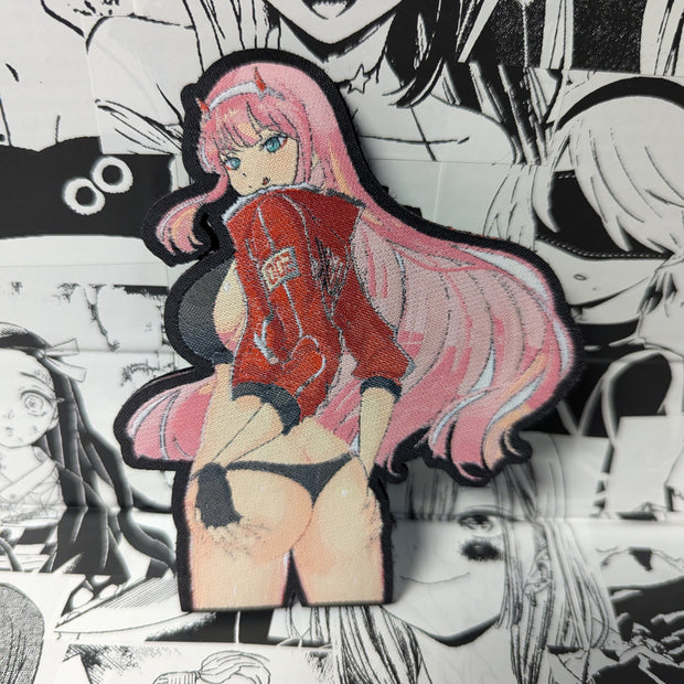 Zero Two Back View Woven Patch