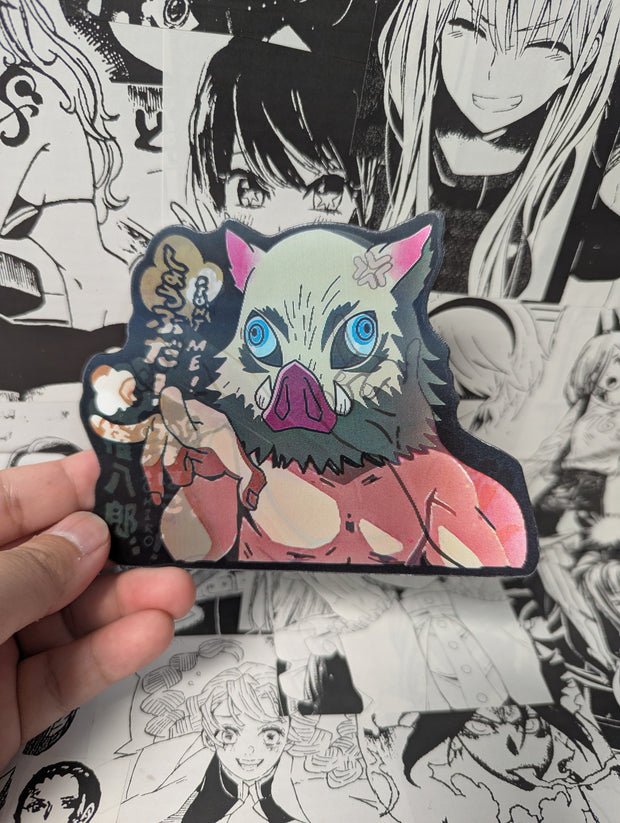 Inosuke  | 3D Anime Lenticular Motion Sticker Decal