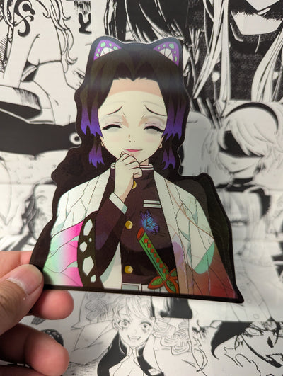 Shinobu | 3D Anime Lenticular Motion Sticker Decal