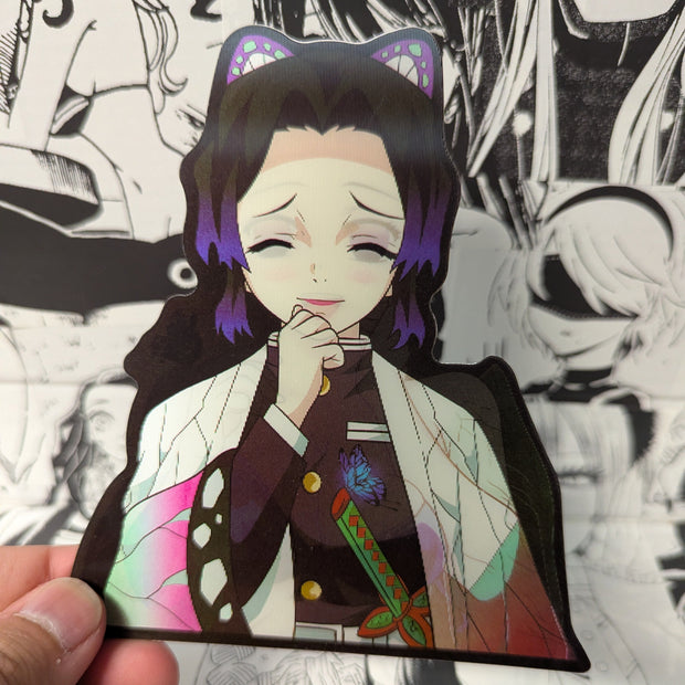 Shinobu | 3D Anime Lenticular Motion Sticker Decal