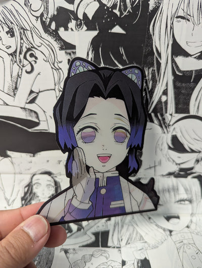 Shinobu V2 | 3D Anime Lenticular Motion Sticker Decal