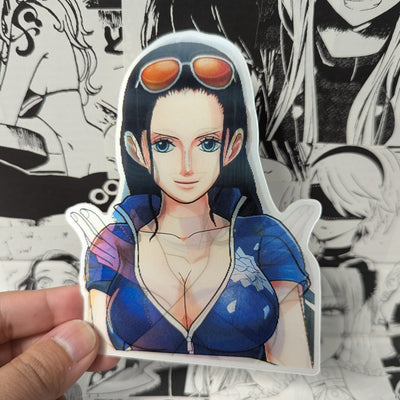 Nico Robin V3 | 3D Anime Lenticular Motion Sticker Decal