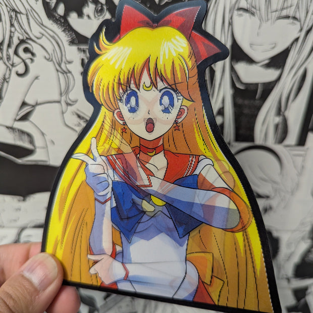 Sailor Venus | 3D Anime Lenticular Motion Sticker Decal