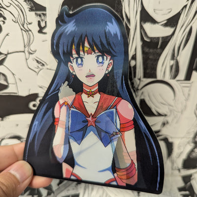 Sailor Mars | 3D Anime Lenticular Motion Sticker Decal