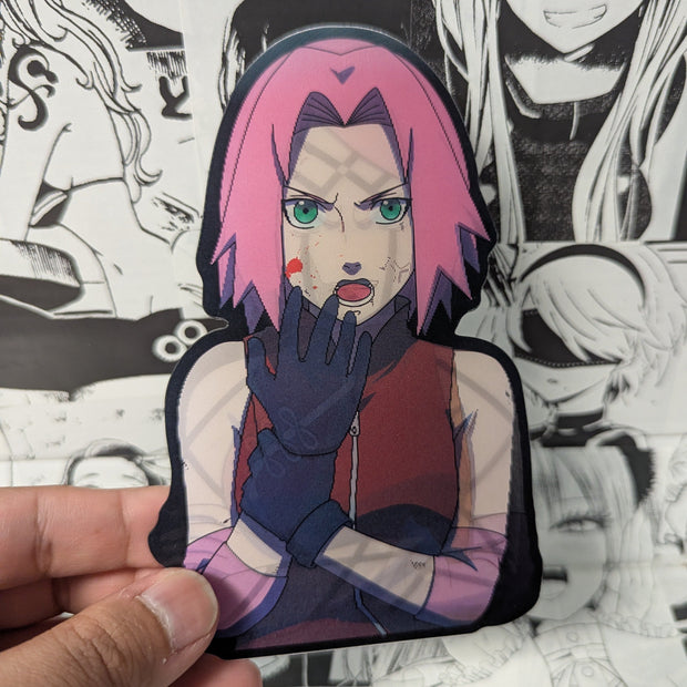 Sakura | 3D Anime Lenticular Motion Sticker Decal