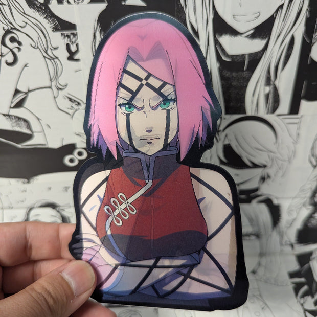Sakura | 3D Anime Lenticular Motion Sticker Decal