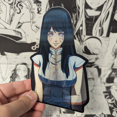 Hinata V3 | 3D Anime Lenticular Motion Sticker Decal