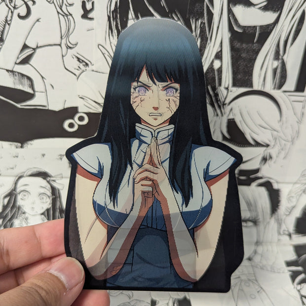 Hinata V3 | 3D Anime Lenticular Motion Sticker Decal