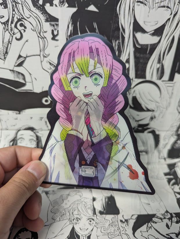 Mitsuri V2 | 3D Anime Lenticular Motion Sticker Decal