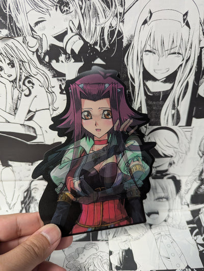 Akiza Izinski | 3D Anime Lenticular Motion Sticker Decal