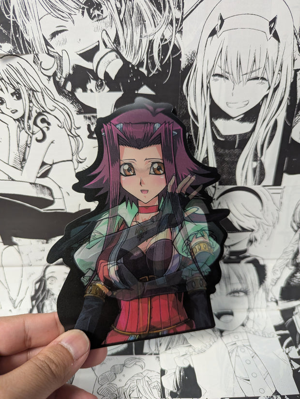Akiza Izinski | 3D Anime Lenticular Motion Sticker Decal