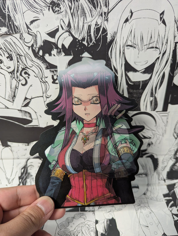 Akiza Izinski | 3D Anime Lenticular Motion Sticker Decal