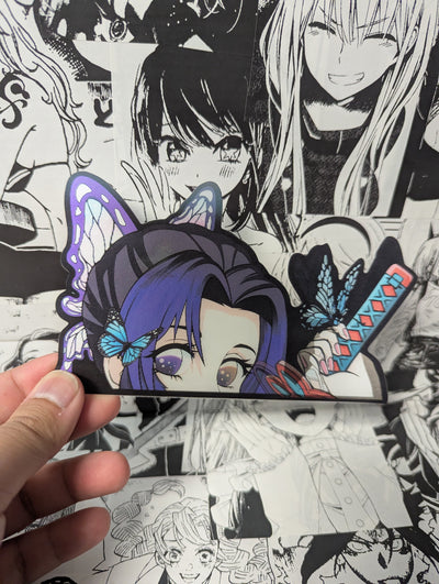 Shinobu V3 | 3D Anime Lenticular Motion Sticker Decal