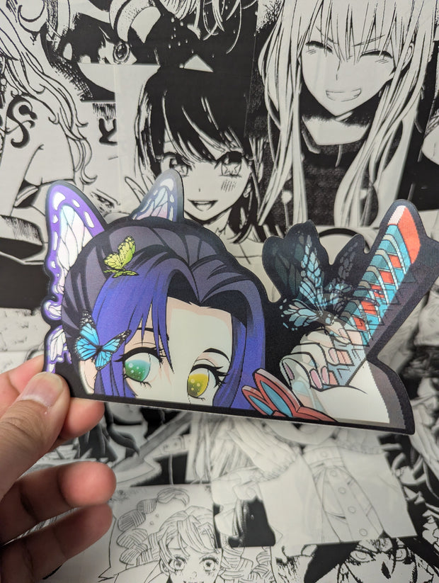 Shinobu V3 | 3D Anime Lenticular Motion Sticker Decal
