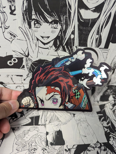 Tanjiro | 3D Anime Lenticular Motion Sticker Decal