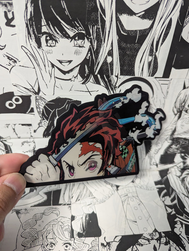 Tanjiro | 3D Anime Lenticular Motion Sticker Decal