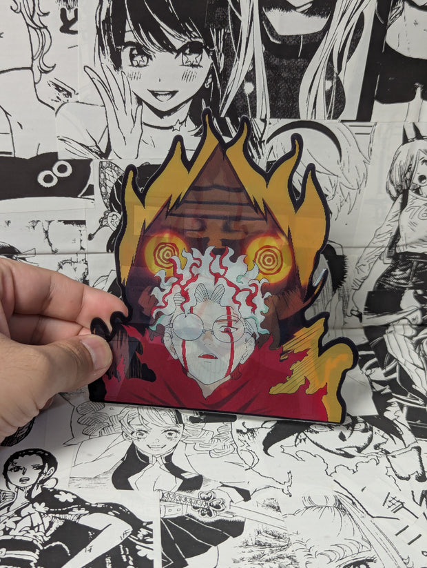 Okarun | 3D Anime Lenticular Motion Sticker Decal