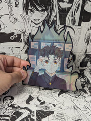 Okarun | 3D Anime Lenticular Motion Sticker Decal