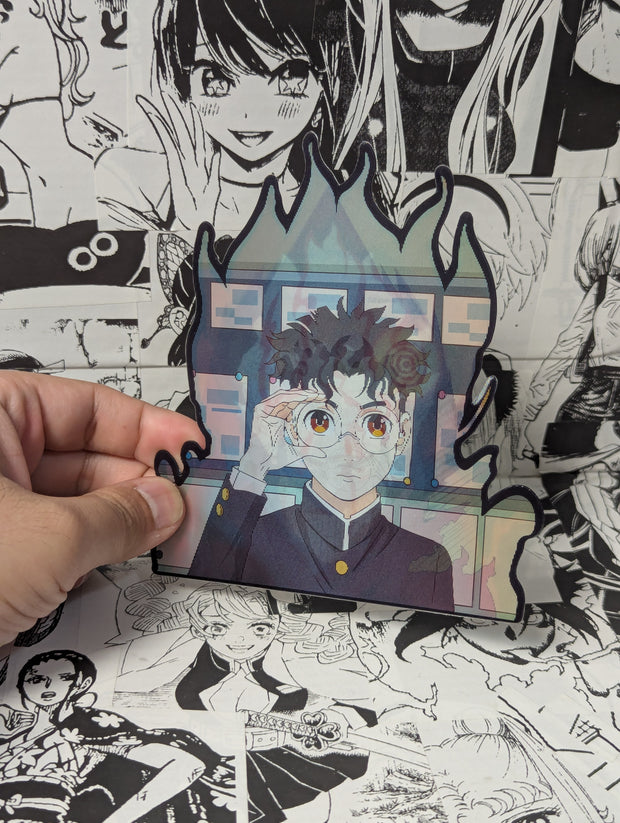 Okarun | 3D Anime Lenticular Motion Sticker Decal