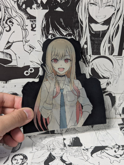 Marin | 3D Anime Lenticular Motion Sticker Decal