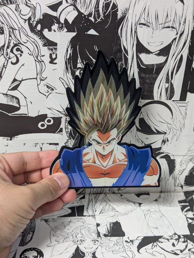 Gohan V2 | 3D Anime Lenticular Motion Sticker Decal