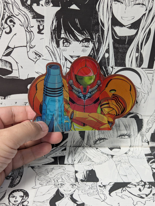 Samus | 3D Anime Lenticular Motion Sticker Decal