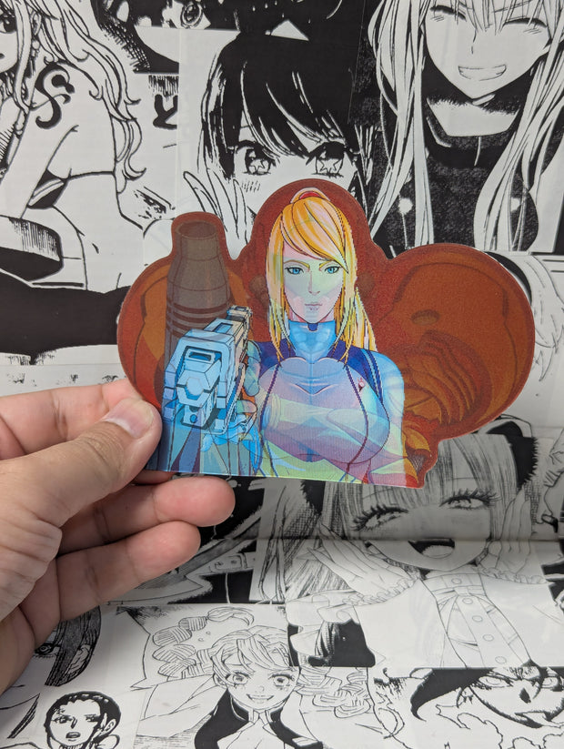 Samus | 3D Anime Lenticular Motion Sticker Decal