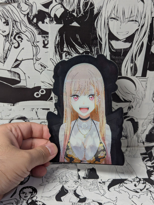 Marin V2 | 3D Anime Lenticular Motion Sticker Decal