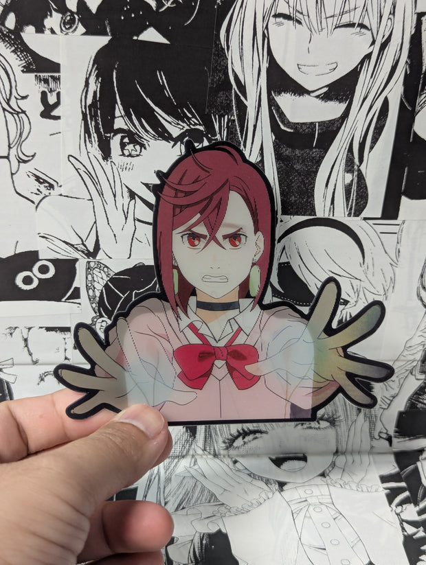 Momo Ayase | 3D Anime Lenticular Motion Sticker Decal