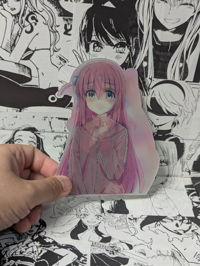 Bocchi - Nijika - Ryo - Kita | 3D Anime Lenticular Motion Sticker Decal