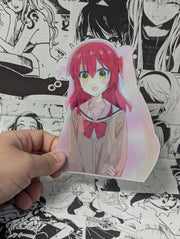 Bocchi - Nijika - Ryo - Kita | 3D Anime Lenticular Motion Sticker Decal