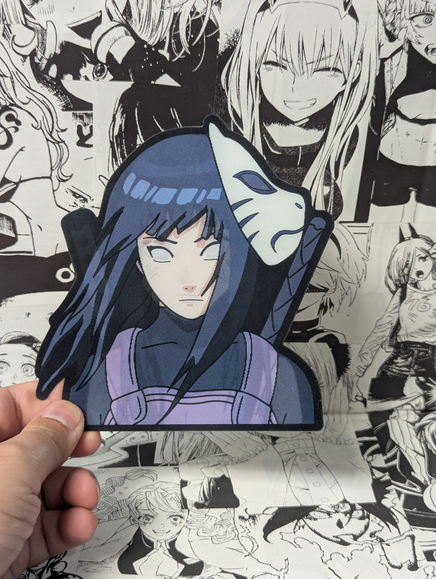 Hinata V4 | 3D Anime Lenticular Motion Sticker Decal