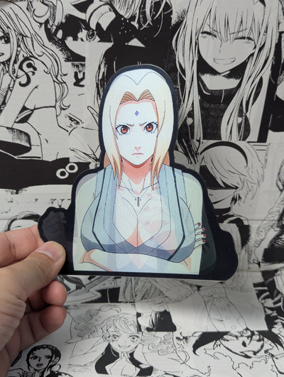 Tsunade | 3D Anime Lenticular Motion Sticker Decal