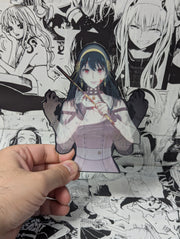 Yor Forger | 3D Anime Lenticular Motion Sticker Decal