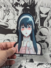 Yor Forger V2 | 3D Anime Lenticular Motion Sticker Decal