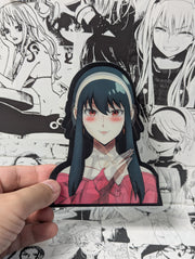 Yor Forger V2 | 3D Anime Lenticular Motion Sticker Decal