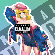 Princess Peach SE NSFW Full Body Kiss-Cut Vinyl Decal
